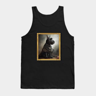 Stalwart Scottish Terrier - Medieval Chieftain  (Framed) Tank Top